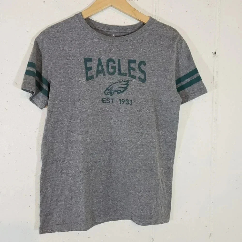 NFL EAGLES Boys XL 14/16 gray T-shirt